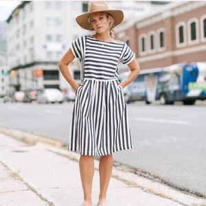 NWOT Clad&Cloth Bib Dress